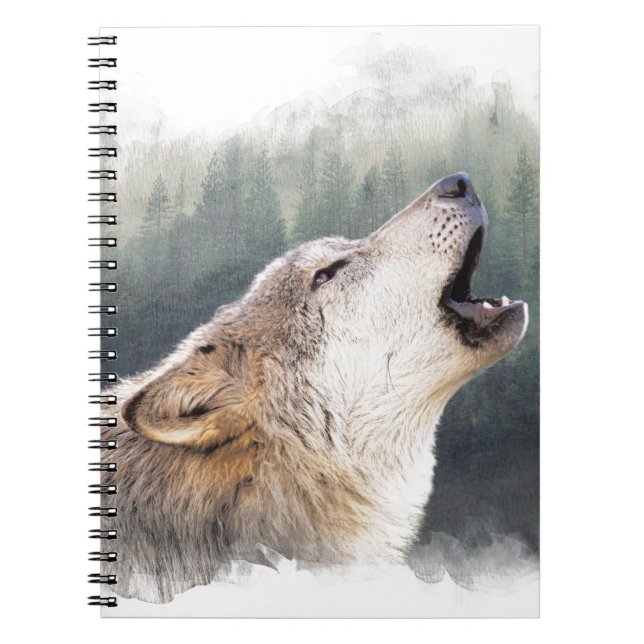 Cuaderno Howling lobo (Frente)