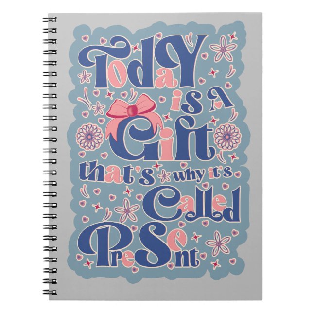 Cuaderno Hoy es una cita de don_ typography_positivo (Frente)