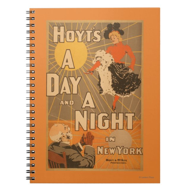 Cuaderno Hoyt's A day and a night in New York City Play (Frente)