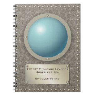 Cuaderno Hublot del submarino de Steampunk