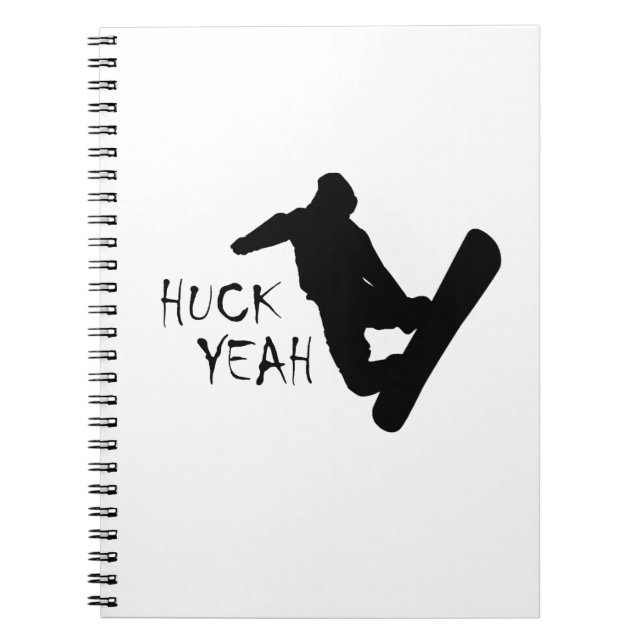 Cuaderno Huck Yeah (Snowboarding) (Frente)