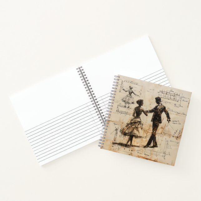 Cuaderno Huella azul vintage (Interior)