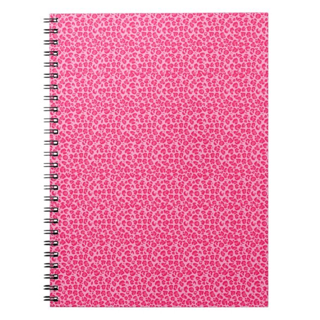 Cuaderno huella de chita rosada de aventura de jungla (Frente)