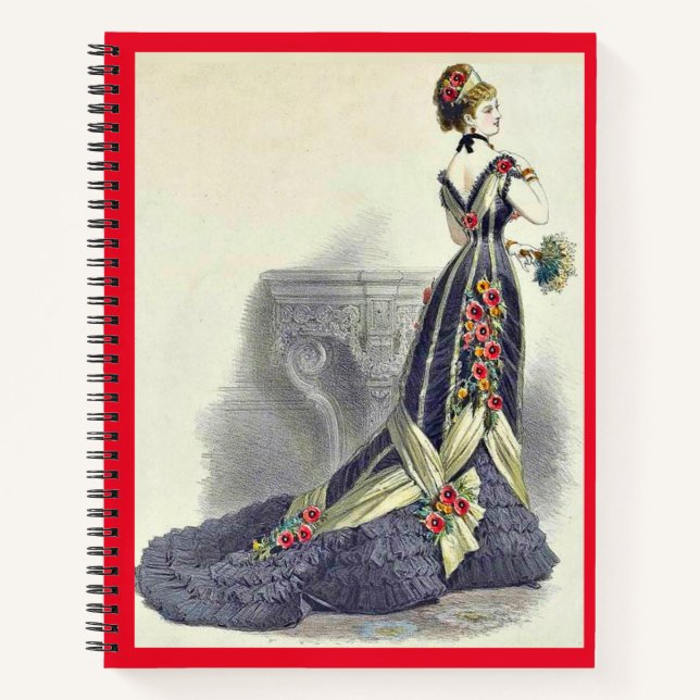 Cuaderno Huella de moda de bolas de 1879 (Anverso)