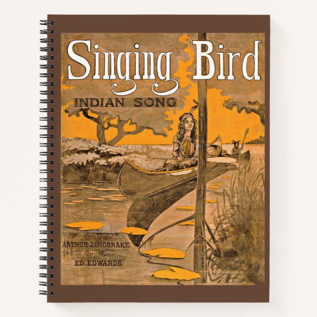 Cuaderno Huella de partituras de canto de 1909 (Anverso)