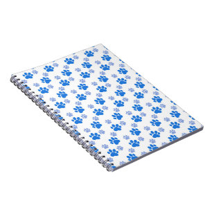 Cuaderno Huella de Pata de Perro Amante de Animales Simple