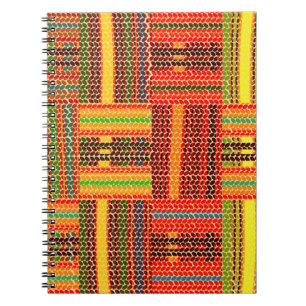 Cuaderno huella kente africana