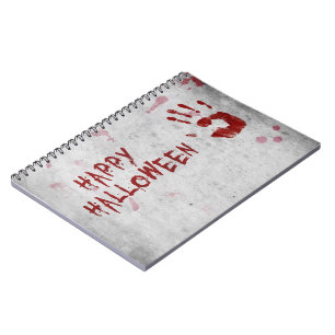 Cuaderno Huella Sangrienta Halloween