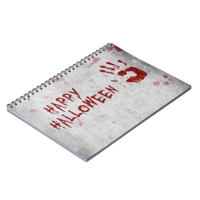 Cuaderno Huella Sangrienta Halloween (Lado Izquierdo)