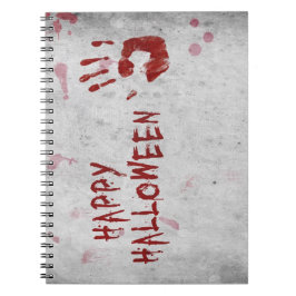 Cuaderno Huella Sangrienta Halloween