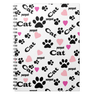 Cuaderno Huellas de gato