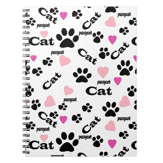 Cuaderno Huellas de gato (Frente)
