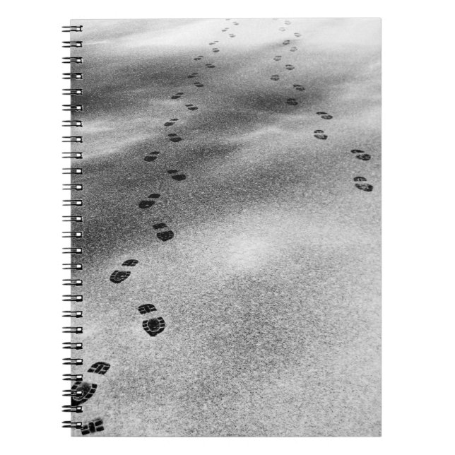 Cuaderno Huellas de nieve (Frente)