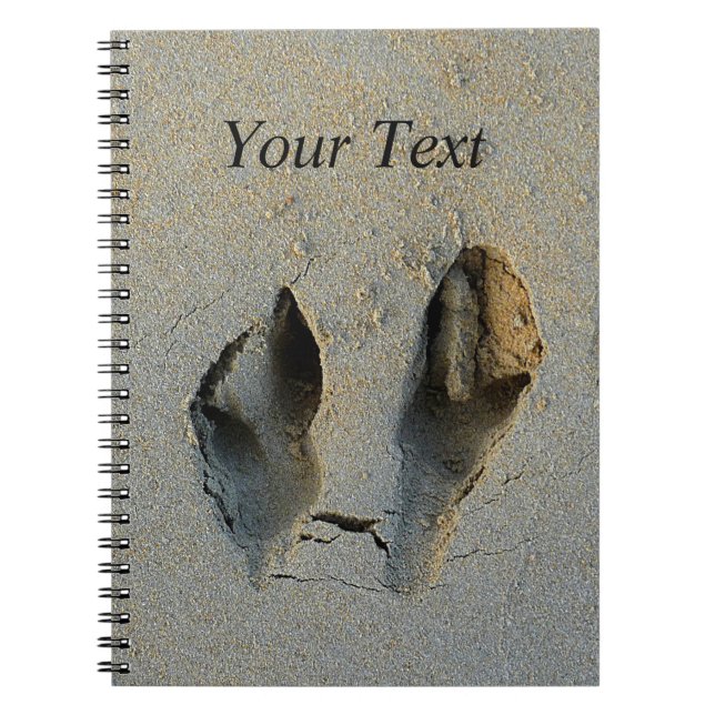 Cuaderno Huellas de Wallaby en arena (Frente)