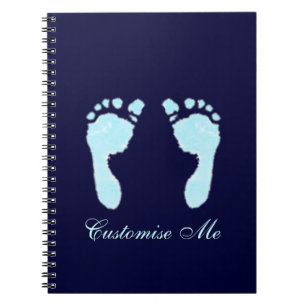 Cuaderno Huellas del bebé (muchacho)