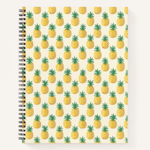 Cuaderno Hues amarillos de piña de oro tropical