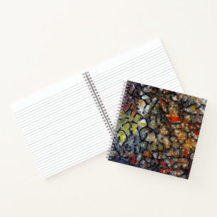 Cuaderno Hueso de dinosaurio colorido