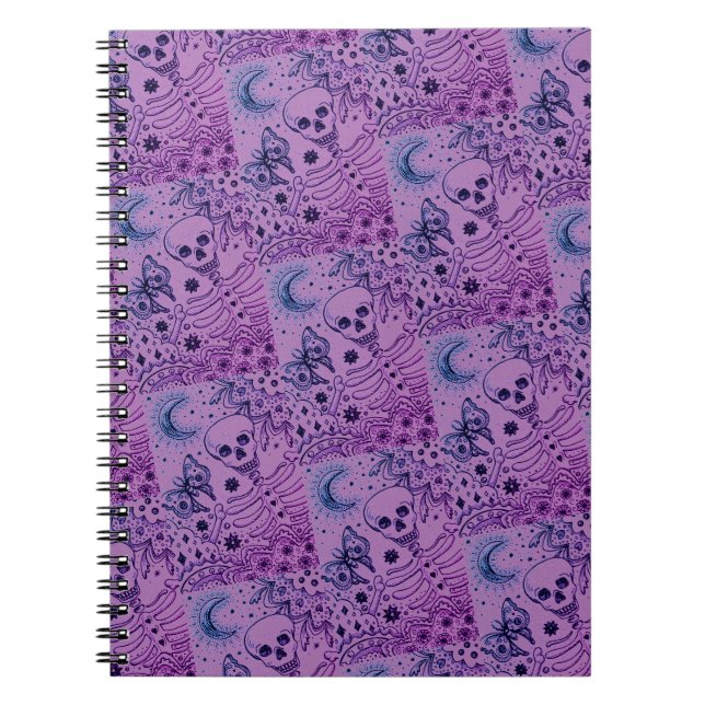 CUADERNO HUESOS EN EL ESQUELETO DEL JARDÍN, LUNA DE ARTE FO (Frente)