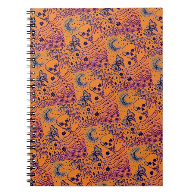 CUADERNO HUESOS EN EL ESQUELETO DEL JARDÍN, LUNA DE ARTE FO (Frente)