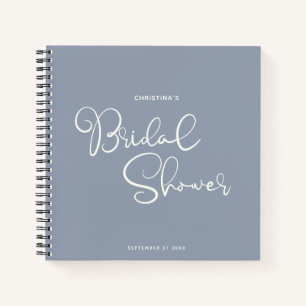 Cuaderno Huésped moderno con guión de Moda Cute Bridal Show