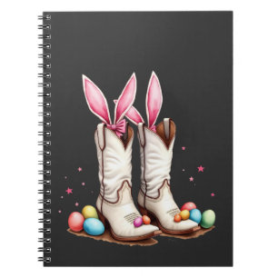 Cuaderno Huevo de Pascua Gracioso Cowboy de Pascua
