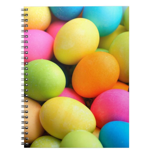 Cuaderno Huevos de Pascua coloridos (Frente)