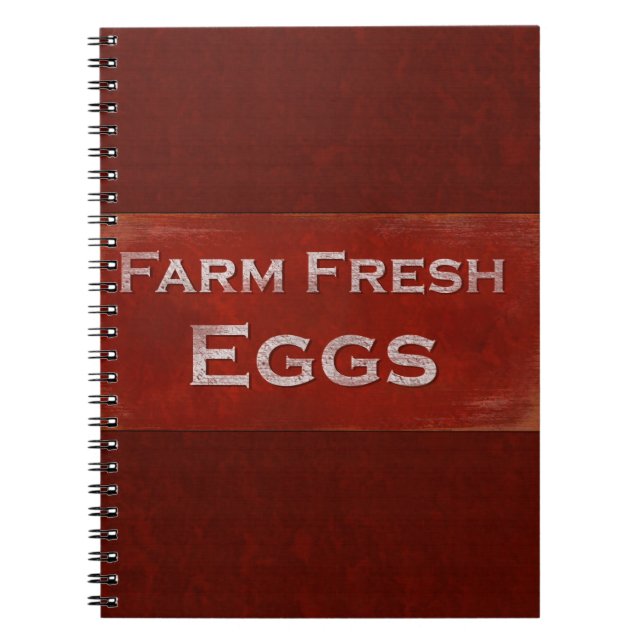 Cuaderno Huevos frescos de granja (Frente)