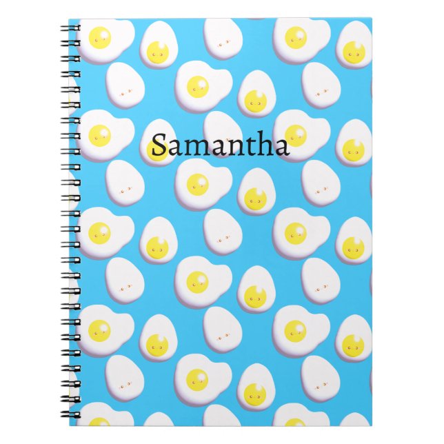 Cuaderno Huevos Helados Y Fritos En 3D (Frente)