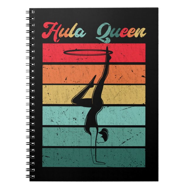 Cuaderno Hula Hoop Reina Deportivas Mujeres Chicas (Frente)