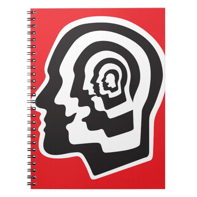 Cuaderno Human brain , emotions , psychology - abstract ill (Frente)