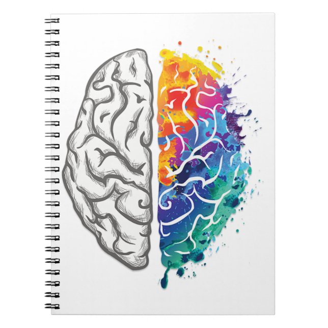Cuaderno human brain illustration (Frente)