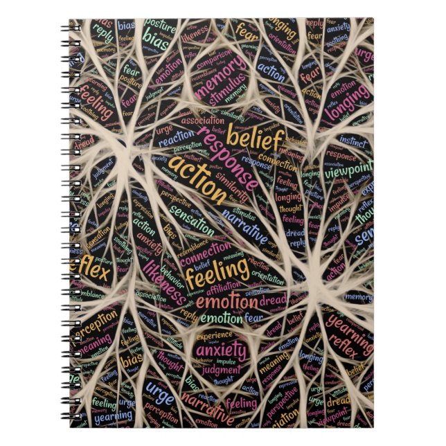 Cuaderno Human Experience Inspirational Word Art   (Frente)