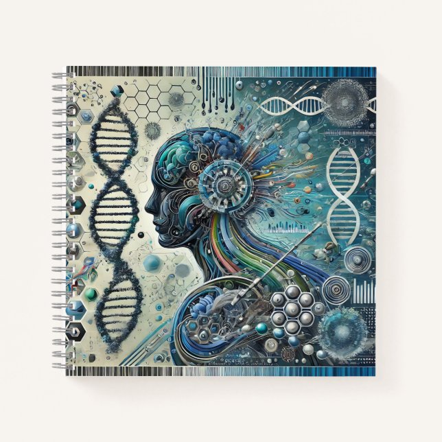 Cuaderno Human-Machine Intelligence & Genetic Fusion (Anverso)