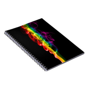 Cuaderno Humareda arcoíris de SlipperyJoe ripple humo vapor