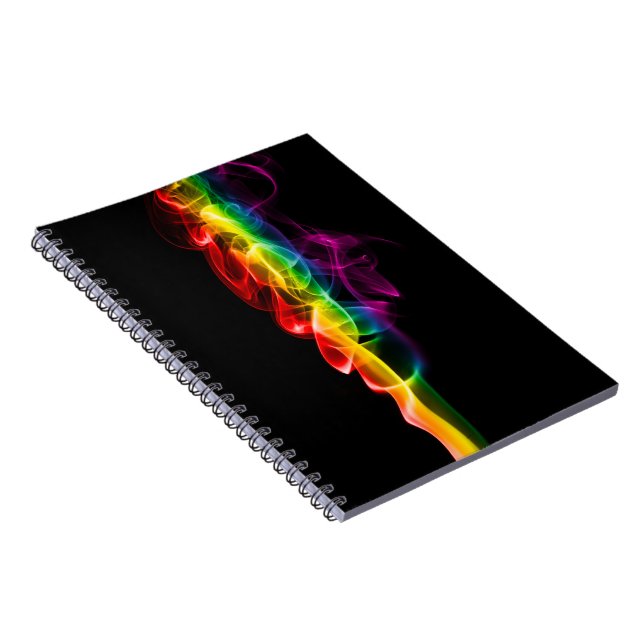 Cuaderno Humareda arcoíris de SlipperyJoe ripple humo vapor (Lado Derecho)
