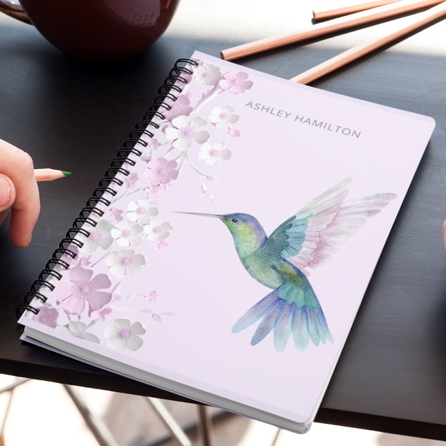 Cuaderno Hummingbird Cherry Blossom (Subido por el creador)