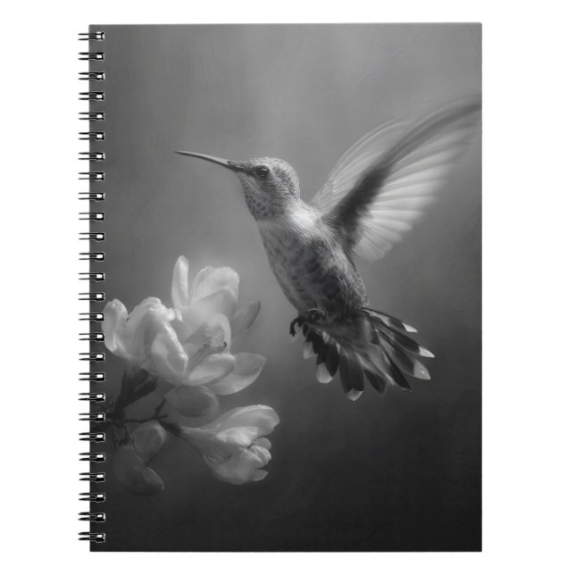 Cuaderno Hummingbird en flor (Frente)