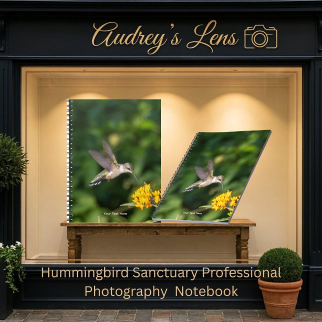 Cuaderno Hummingbird Sanctuary Professional Photography  (Subido por el creador)