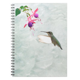 Cuaderno Hummingbird y Fuschia