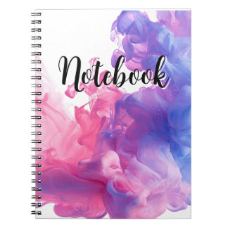 Cuaderno Humo Difuso Rosa y Púrpura