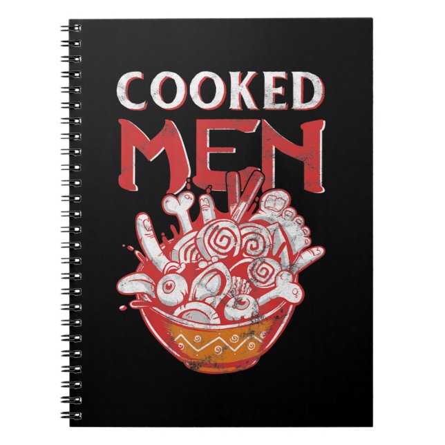 Cuaderno Humor de comida japonesa de ramen cocida regalo (Frente)