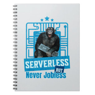Cuaderno Humor de desarrollador de mono divertido sin servi