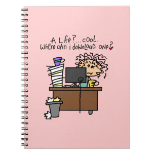 Cuaderno Humor de la vida de la transferencia directa