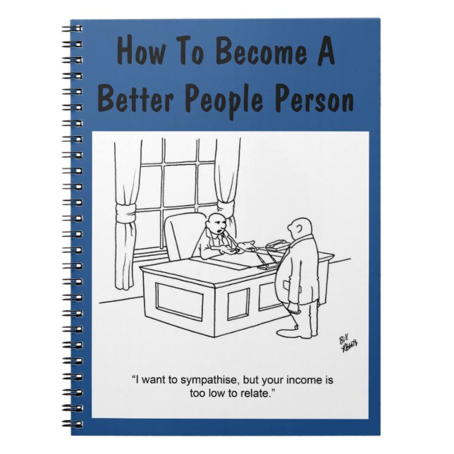 Cuaderno Humor de negocios divertidos para portátiles Gift- (Frente)
