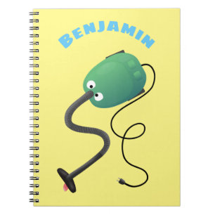 Cuaderno Humor del personalizado de aspiradora de cuajo