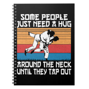 Cuaderno Humor divertido de artes marciales de Judo Jiu Jit