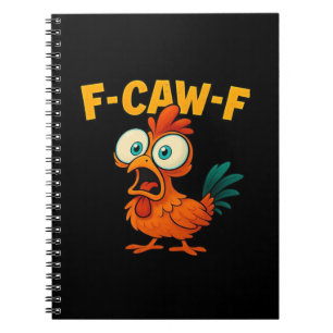 Cuaderno Humor Gracioso Cuervo F-Caw-F Gótico