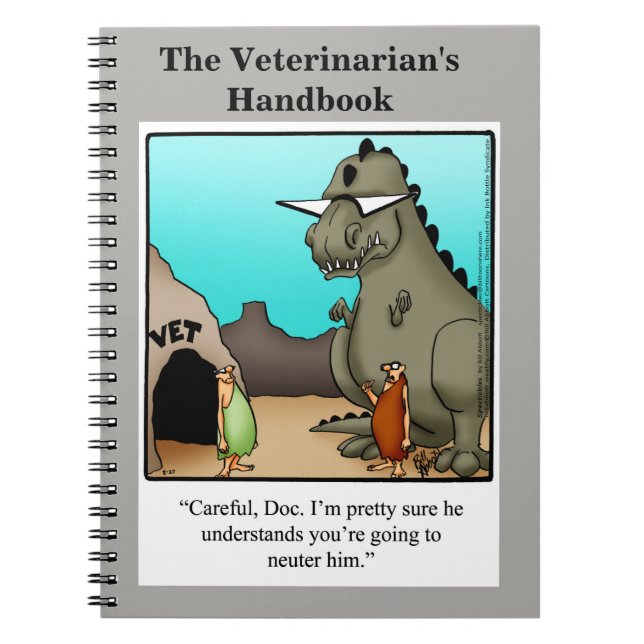 Cuaderno Humor para un veterinario gracioso (Frente)