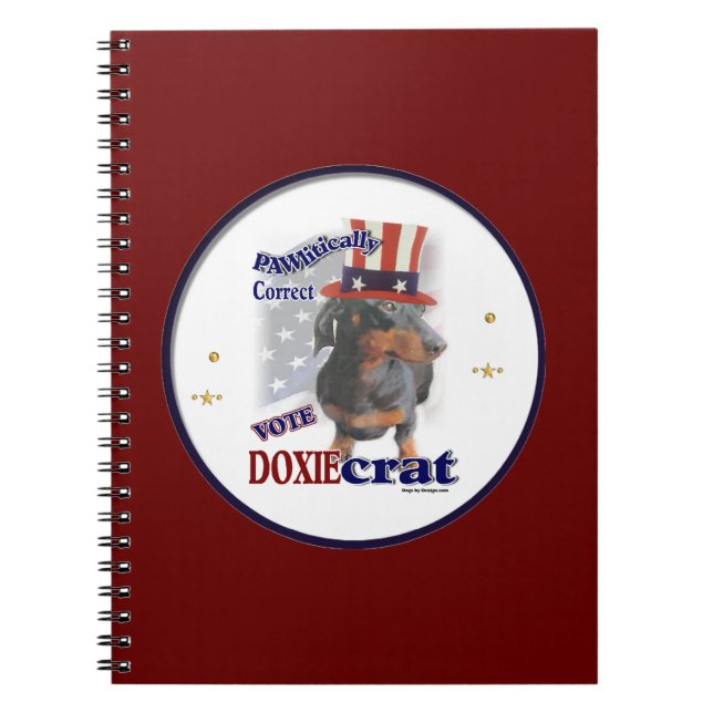 Cuaderno Humor político de Dachshund (Frente)