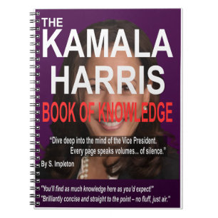 Cuaderno Humor político divertido Kamala Harris, Regalos Mo